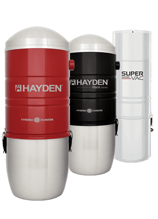 Central Vacuum Hayden product lines